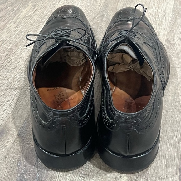 Allen Edmonds Size 14 Full Grain Black McAllister Oxford Wingtip Dress Shoe - Picture 8 of 13